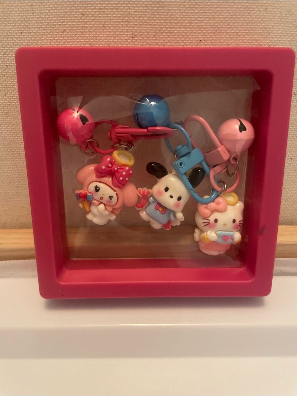 Sanrio Hello Kitty Pochacco Kuromi Character Keychain Trio